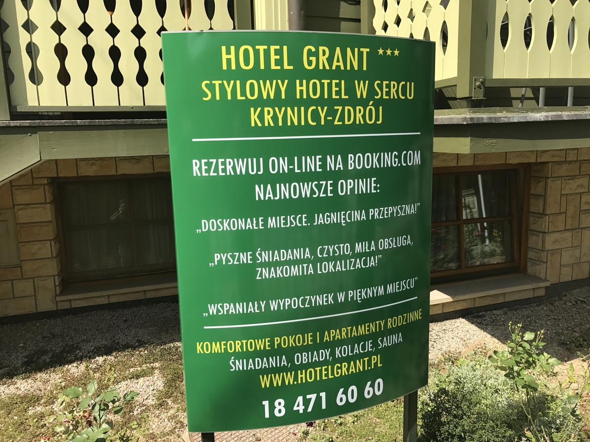 Hotel Grant Krynica-Zdrój Exterior foto